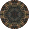 A mandala made from the scan of an art journal page.