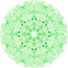 This mandala was made from the scan of a marbled gesso background that was tinted to a different color.