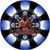 View a mandala made from photographs taken by Kristi and her sister and altered in Photoshop before creating the mandala.