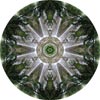 A watery mandala made from a photograph of Spearfish Falls.