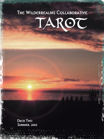 A cover card for the second collaborative deck that acts much like a cover for a book, but in this case is for a deck of cards.