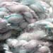 View Kristi's very first yarn spun and plied on a spinning wheel.